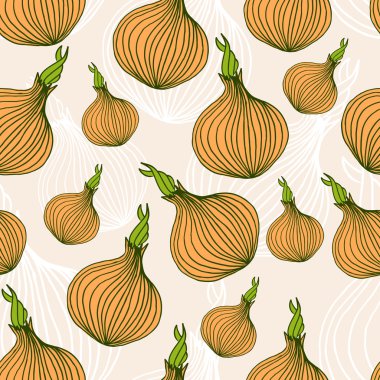 ile Seamless Modeli el çekilmiş soğan