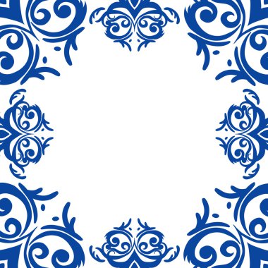 Kenarlık damask barok stili