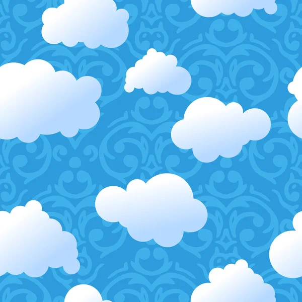 Clouds pattern — Stock Vector