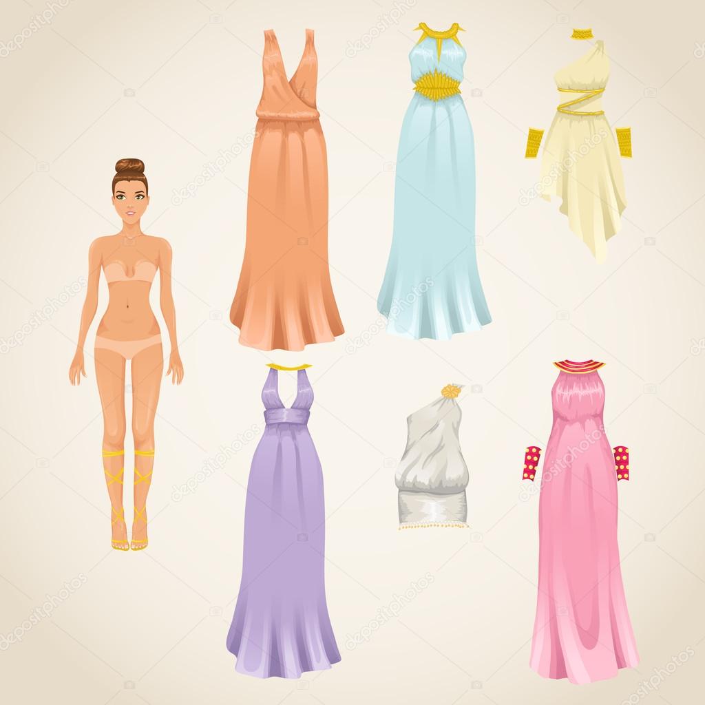 paper doll model