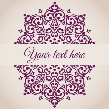 damasko dekoratif çerçeve