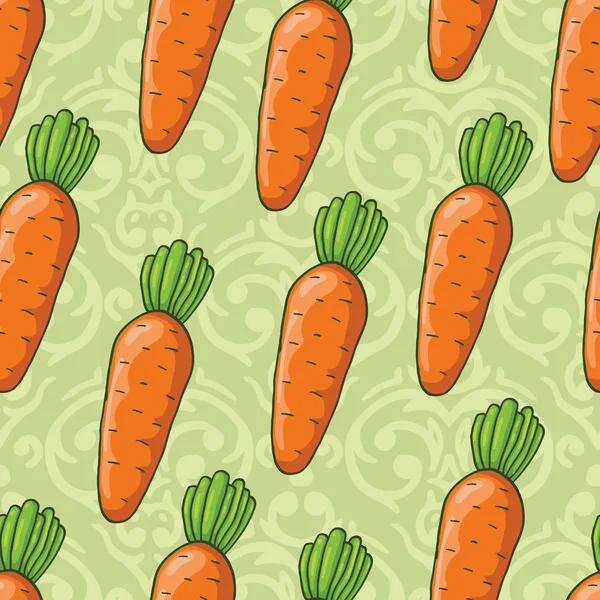 Carrots pattern — Stock Vector