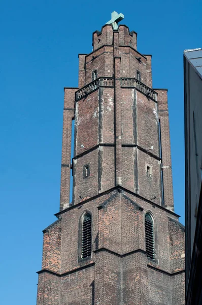 Torony Mindenszentek Katedrálisában Gliwicében Történelmi Turisztikai Látványosságok Lengyelországban — Stock Fotó