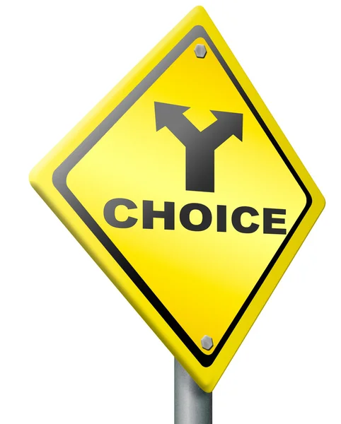 Choice decision choose indecisive — Stock Photo, Image