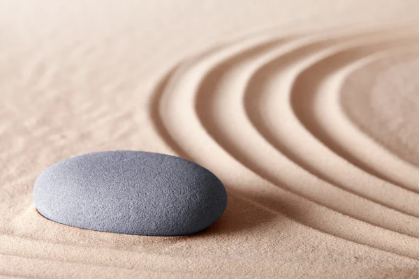 Zen meditatie steen — Stockfoto