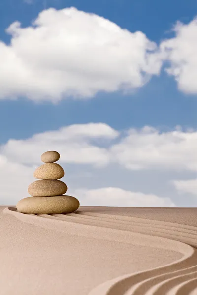 Zen meditációs kert — Stock Fotó