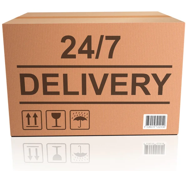24/7 delivery — Stock Photo, Image