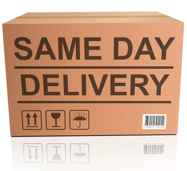Same day delivery — Stock Photo, Image