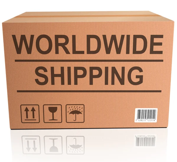 Worldwide shipping — Stock Photo, Image