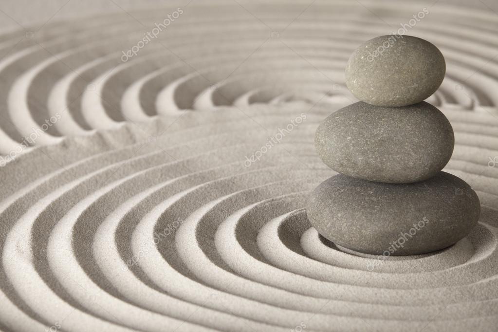 Meditation zen garden background — Stock Photo © kikkerdirk #14758275
