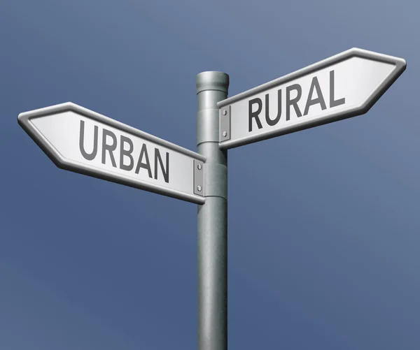 Urban or rural — Stock Photo, Image