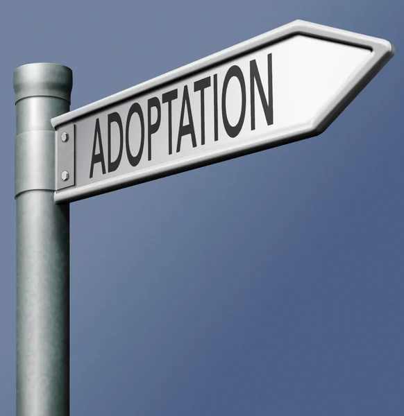Dziecko adoptation — Zdjęcie stockowe