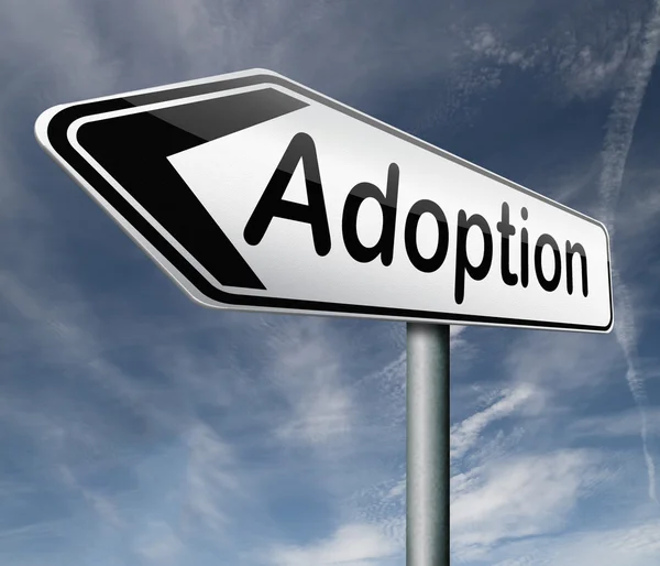 Adoption — Stockfoto