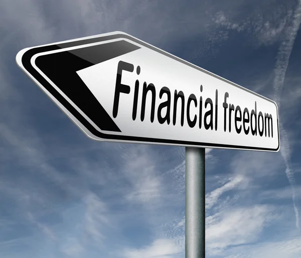 Liberdade financeira — Fotografia de Stock