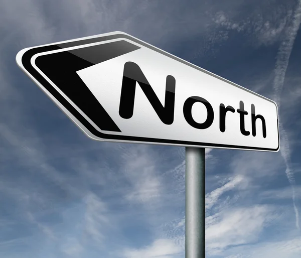 North arrow — Stock Photo, Image