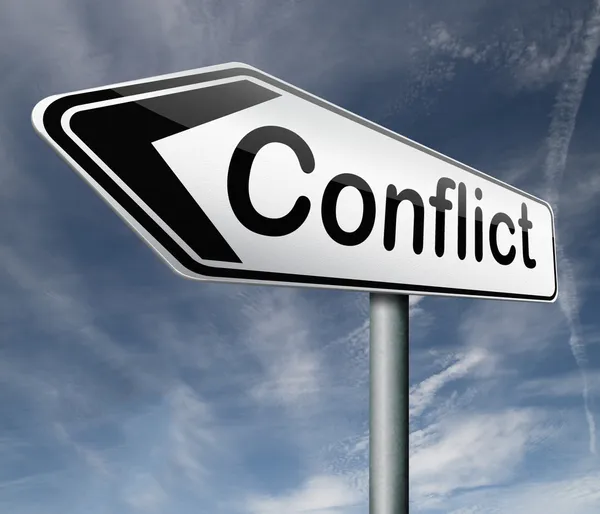 Conflicto — Foto de Stock