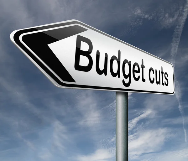 Budget cuts — Stock Photo, Image