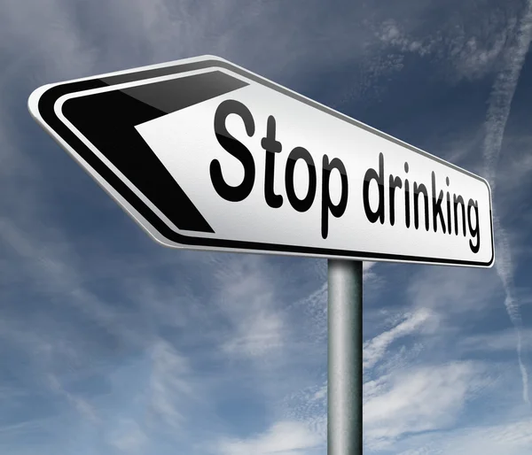 Stop drinking — Stock Photo, Image