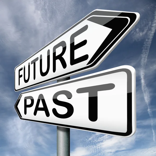 Zukunft oder Vergangenheit — Stockfoto