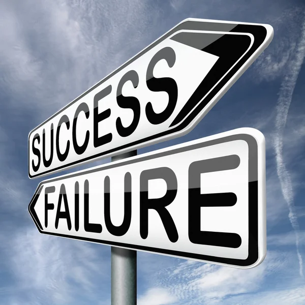 Success or failure — Stock Photo, Image