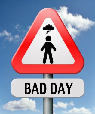 Bad day clipart