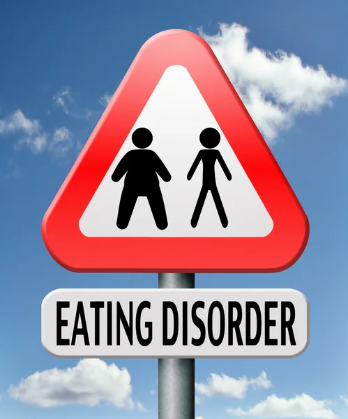 Eating disorder — Stock Photo, Image