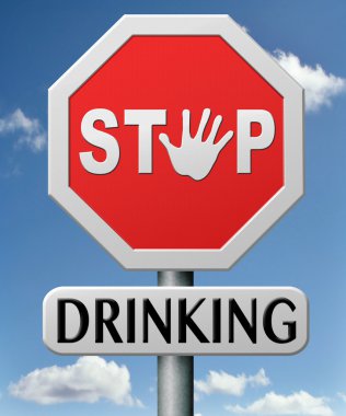 Stop drinking clipart