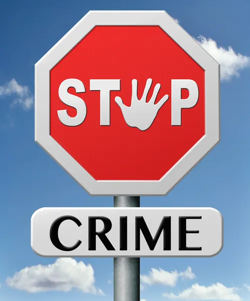 Stop crime — Stock Photo, Image