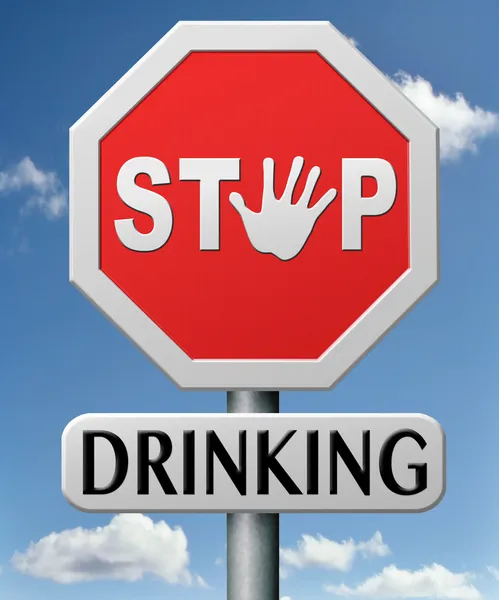 Stop drinking — Stock Photo, Image