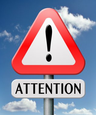 attention clipart