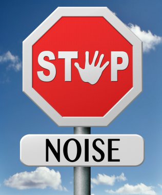 stop noise clipart
