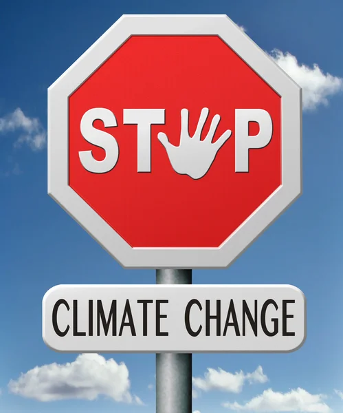 Stoppa klimatförändringen — Stockfoto
