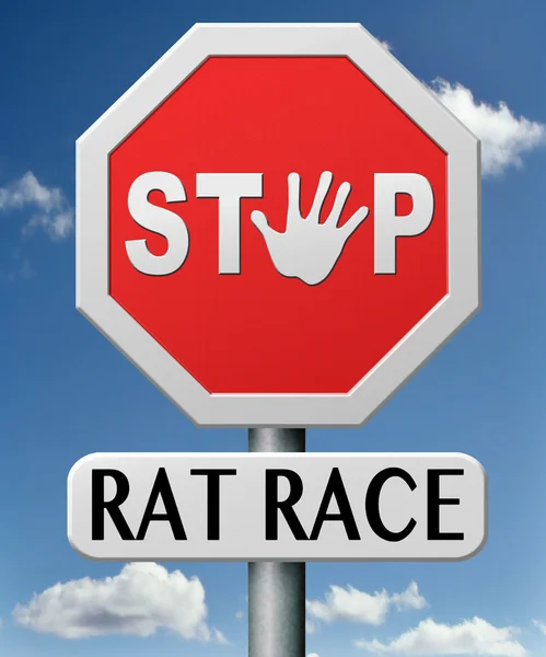 Rat race — стокове фото