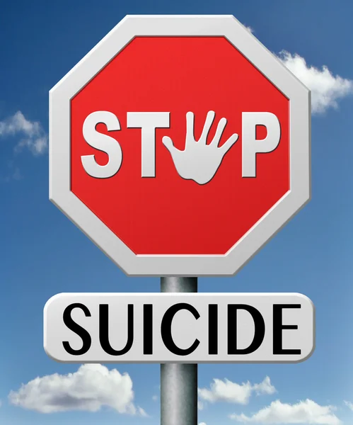 Stop suicide — Stock Photo, Image