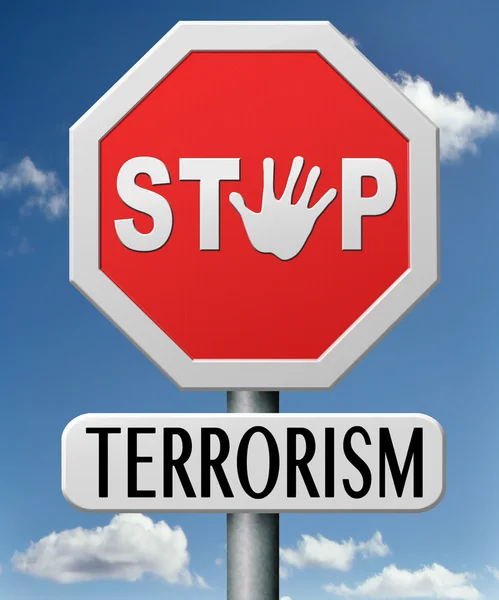 Stop terrorism — Stock Photo, Image