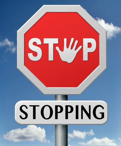 Stop stopping — Stock Photo, Image