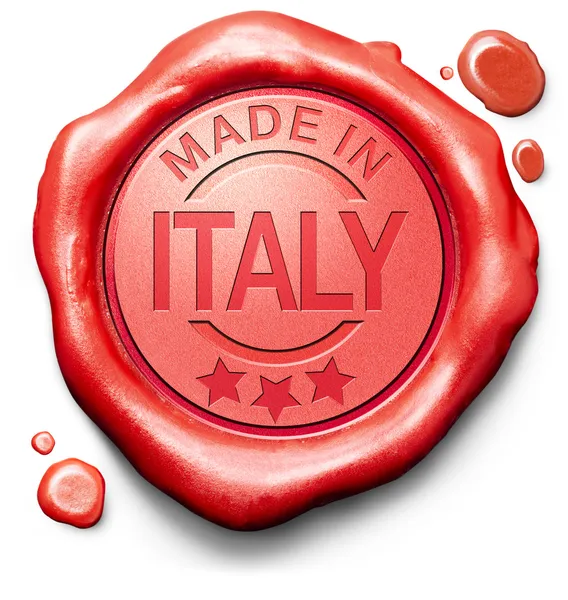 Made in italien — Stockfoto