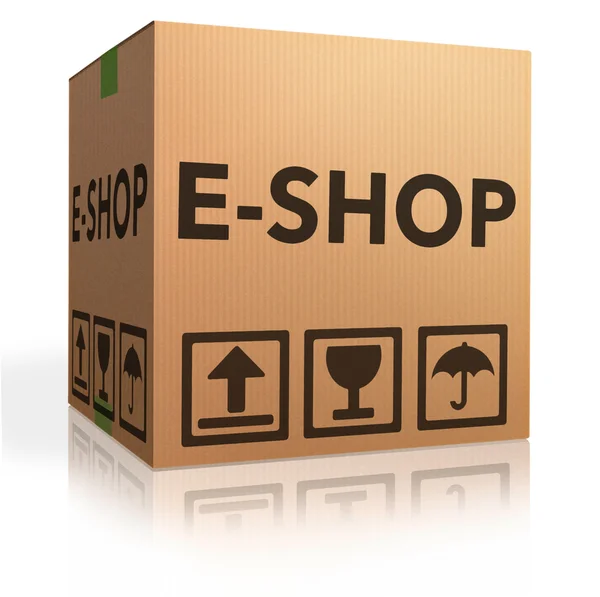 E shop — Stock fotografie