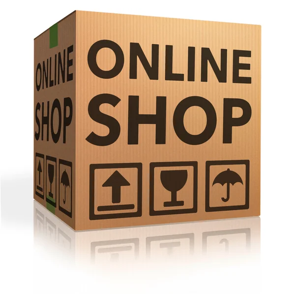 Webshop — Stockfoto