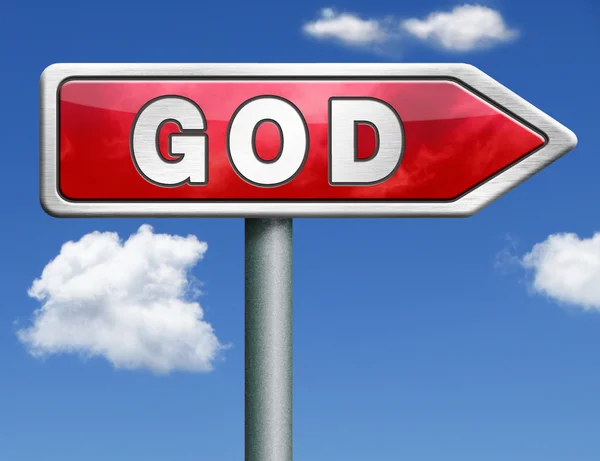 God road sign arrow — Stock Photo, Image