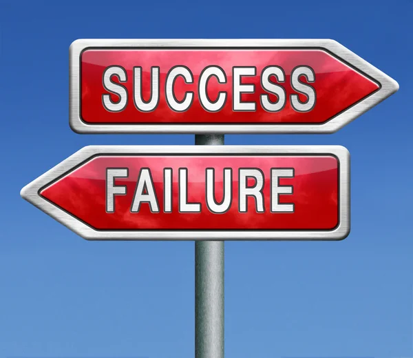 Success or failure — Stock Photo, Image