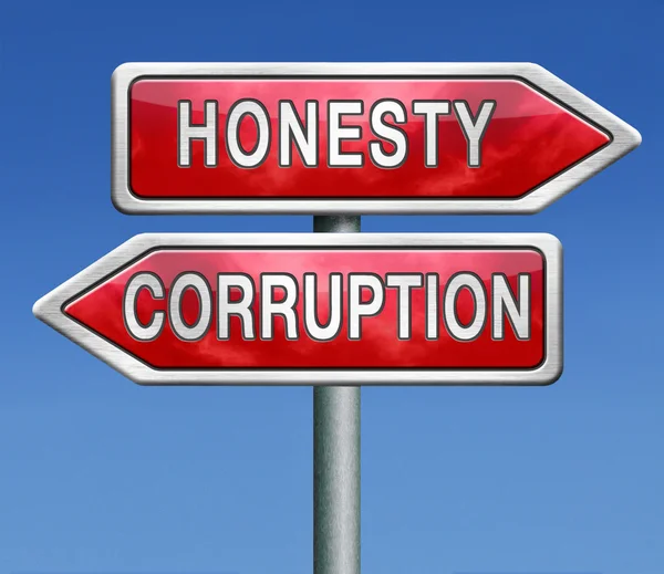 Corrupt or honest — Stock Photo, Image