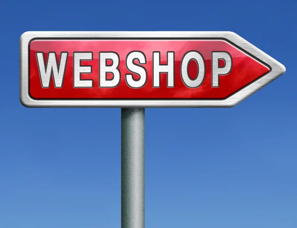 Webshop — Stockfoto