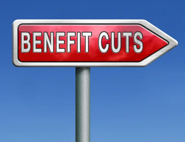 Benefit cuts — Stock Photo, Image