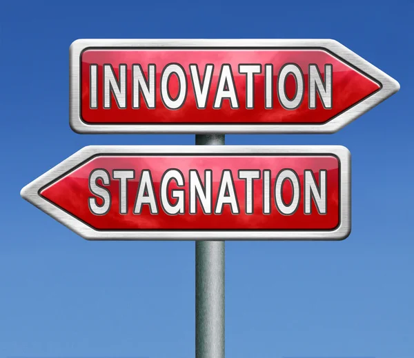 Innovation or stagnation — Stock Photo, Image