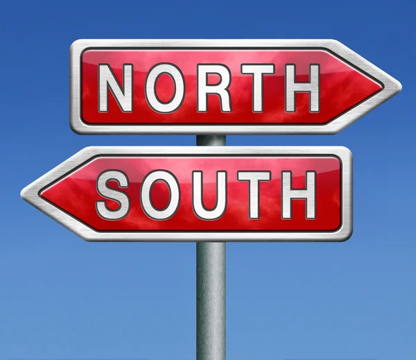 North or south — Stock Photo, Image