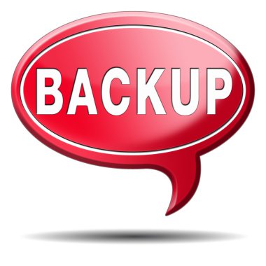 back-uppictogram of teken