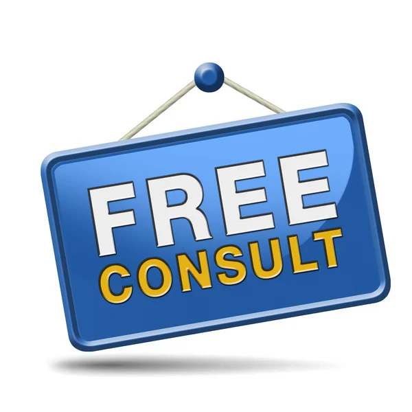 Free consult icon — Stock Photo, Image