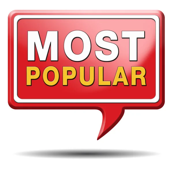 Most popular sign — Stock Photo, Image