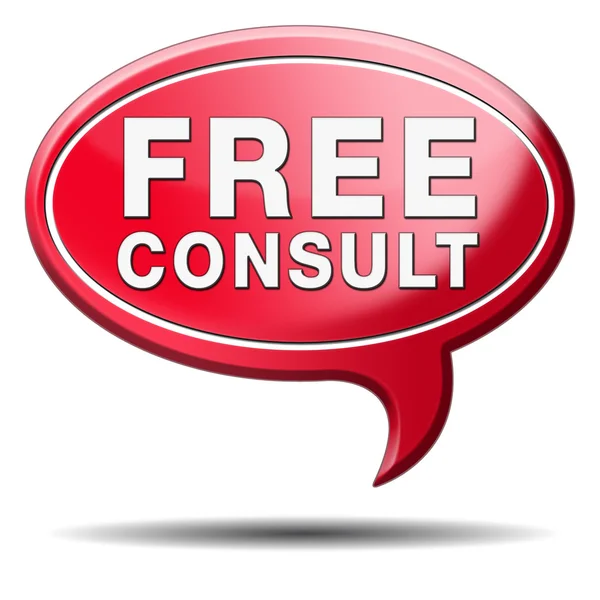 Free consult icon — Stock Photo, Image